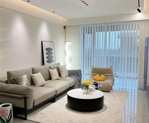 Windows Nefes İçin Modern Stil Beyaz PVC Dikey Panjur