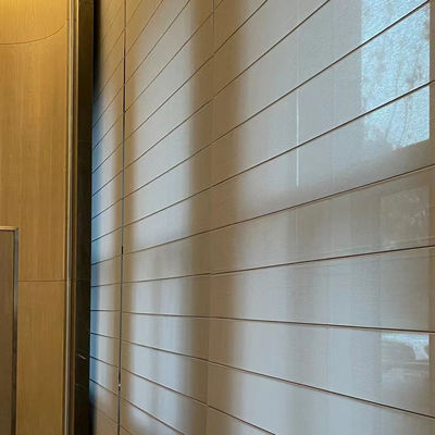 Oturma Odası Yatak Odası İçin Yatay Desen Elektrikli Roman Shades