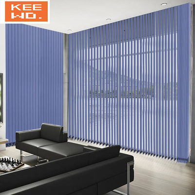 Kapılar İçin Manuel Dış PVC Dikey Panjurlar Nefes Alabilir Modern Stil
