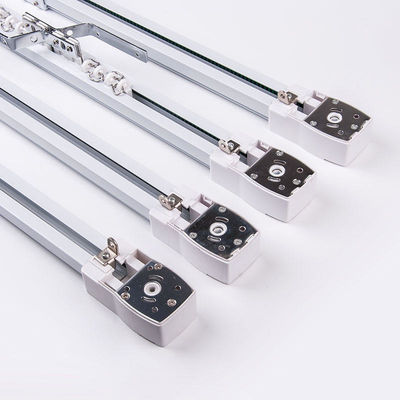 Ekstrüde Alüminyum Ağır Hizmet Tuya Wifi Motor Akıllı Elektrikli Motorlu Perde Ray Sistemi