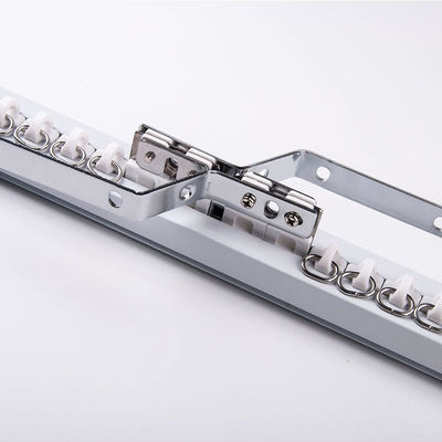 Körfez için Çift Kavisli Çelik Bant Sessiz Gliss Akıllı Elektrikli Perde Raylı Parçalar