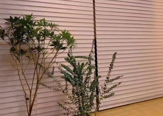 Ofis İçin Güzel Üçlü Shangri La Perdeler Kör Elektrik