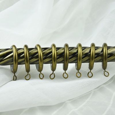Oturma Room160/200/250/300/350/400cm Büküm Demir Direk Tek Döner Perde Çubukları Toptan Fas