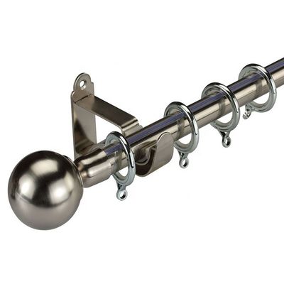 Hazır gemi penceresi dekoratif top uç kapağı metal 28mm çaplı tek perde çubukları ile perde çubuk aksesuarları