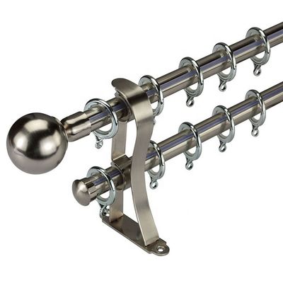 Hazır gemi penceresi dekoratif top uç kapağı metal 28mm çaplı tek perde çubukları ile perde çubuk aksesuarları