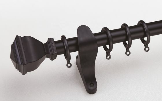 Duvara Montaj 28mm Alüminyum Boru Çift Perde Çubuk Tutucu Görüntü Perdesi