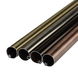 Ağır Hizmet Tipi Pas Önleyici Perde Boru Çubuğu Alüminyum Alaşımlı Malzeme