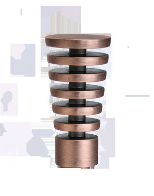 Tek Çift Perde Boru Çubuk Çelik Malzeme Ev İçin Modern Stil
