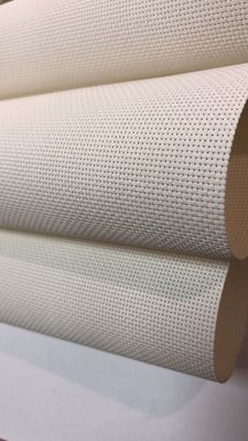 38mm Kumaş Rulo Tonları, Dekoratif Alüminyum Tüp Pencere Karartma Panjurları