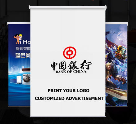 Reklam Baskı Logosu İçin Polyester Malzeme Stor Perde Kör