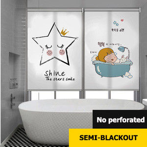 Reklam Baskı Logosu İçin Polyester Malzeme Stor Perde Kör