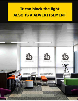 Reklam Baskı Logosu İçin Polyester Malzeme Stor Perde Kör