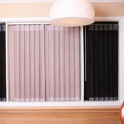 Elektrikli Modern Dikey Kumaş Panjurlar, Lüks Ev İçin Pembe Pencere Panjurları