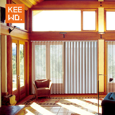 Minimalist Modern Stil ile Şeffaf Kumaş Pencere Dikey Panjur