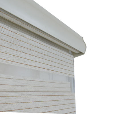 Yarı Karartma Zebra Stor Perdeler, Pencere Dekoratif İçin Çift Katmanlı Stor Perdeler
