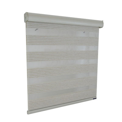 Yarı Karartma Zebra Stor Perdeler, Pencere Dekoratif İçin Çift Katmanlı Stor Perdeler