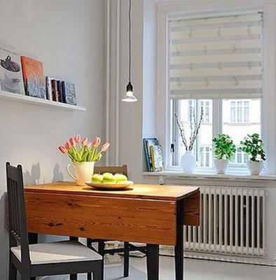 Ev Dekorasyonu İçin Karartma Baskı Kumaş Akıllı Pencere Panjurları