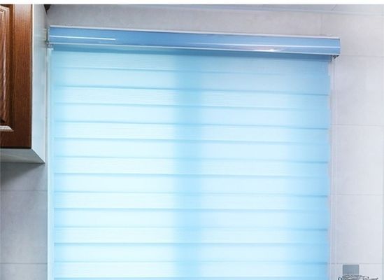 Oturma Odası Yatak Odası İçin Yatay Rolling Zebra Kör Perde