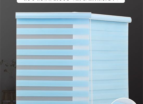 Oturma Odası Yatak Odası İçin Yatay Rolling Zebra Kör Perde
