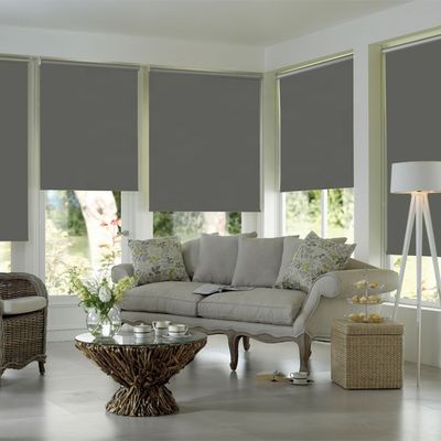 PVC Polyester Ofis Pencere Perdeleri Zebra Stili Su Geçirmez UV Koruması