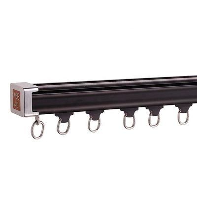 Hazır gemi tedarik beyaz siyah renk tek çift tavana monte alüminyum perde parça