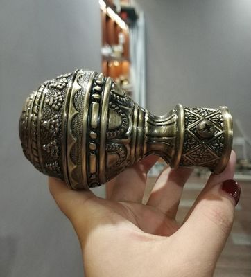 Bronz Bakır Renk Metal 28mm Perde Çubuk Uç Kapakları Perde Aksesuarları