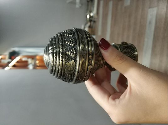 Bronz Bakır Renk Metal 28mm Perde Çubuk Uç Kapakları Perde Aksesuarları