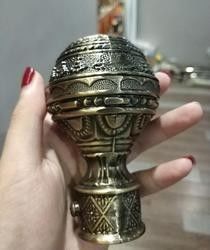 Bronz Bakır Renk Metal 28mm Perde Çubuk Uç Kapakları Perde Aksesuarları