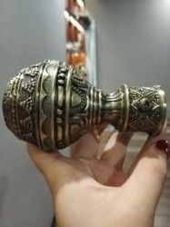 Bronz Bakır Renk Metal 28mm Perde Çubuk Uç Kapakları Perde Aksesuarları