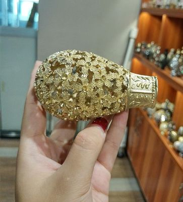 Toptan perde çubuk fiyatı altın rengi metal uç kapakları finial perde çubuk aksesuarları