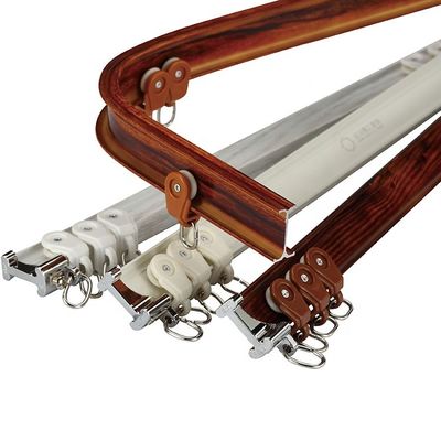 Beyaz Tavan Sessiz Perde Parça Duvara Monte Cumbalı Pencere İçin Metal Alüminyum Malzeme