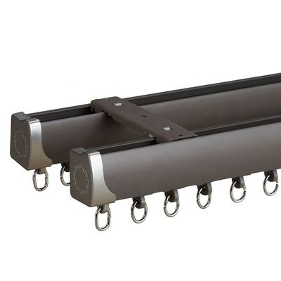 Akülü ağır tavan nano ultra planör tek alüminyum perde rayları ve çubuk