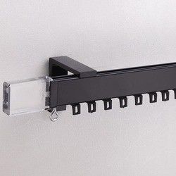 Metal Alüminyum Sessiz Perde Parça Beyaz Siyah Renk ODM OEM
