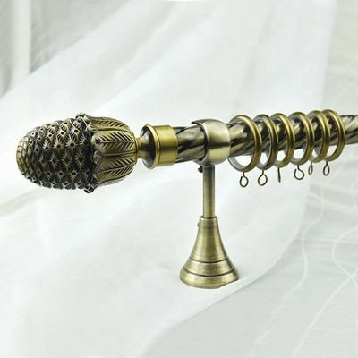 Güçlü Tek Perde Çubuk Tutucu, Perde Direği Parantez Anti Pirinç 28mm