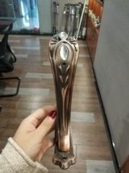 Bakır Bronz Renk Perde Tutucu Metal 28/19mm Çift Perde Çubuk Braketi Perde Aksesuarları