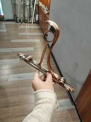 28mm 19mm Ağır Hizmet Tipi Anti-Bakır Duvara Monte Perde Çift Braket