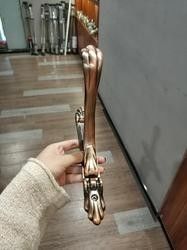 28mm 19mm Ağır Hizmet Tipi Anti-Bakır Duvara Monte Perde Çift Braket