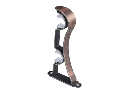 Düşük Fiyat U Şeklinde Perde Çubuğu Sabit Perde Çubuğu Braketi 25mm