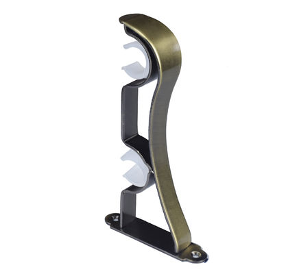 Düşük Fiyat U Şeklinde Perde Çubuğu Sabit Perde Çubuğu Braketi 25mm