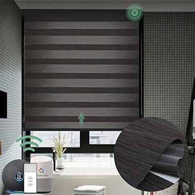 Dekoratif Zebra Çift Gölgeler, Yatay Zebra Pencere Perdesi