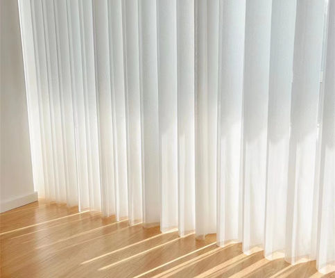 Windows Nefes İçin Modern Stil Beyaz PVC Dikey Panjur