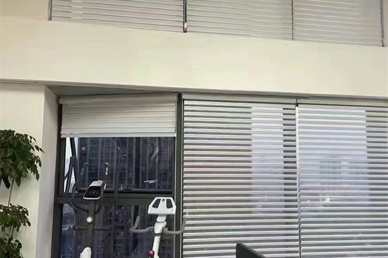Akıllı Elektrikli Shangri La Perdeler Oturma Odası İçin Dalgalanma Katlanır