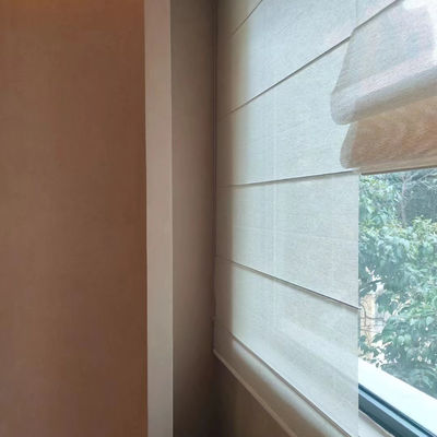 Oturma Odası Yatak Odası İçin Yatay Desen Elektrikli Roman Shades