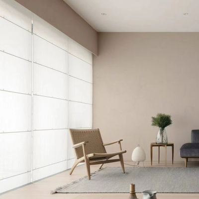 Oturma Odası Yatak Odası İçin Yatay Desen Elektrikli Roman Shades
