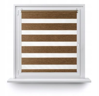 Çok Renkli Zebra Perde Yarı Jaluzi El Boncuklu Sarmal Perde Zebra Perde
