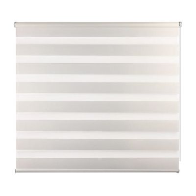 Kalınlaşmış Yumuşak İplik Zebra kör Perde Çift Çekme Boncuk Tipi Tam Karartma Yatak Odası