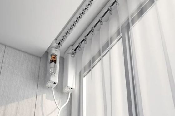 Yarı Körlük Ofis Perde Örtüsü Yatak Odası Banyo Balkon Dikey Panjur Kumaş Çekme Perdesi