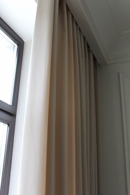 Yarı Körlük Ofis Perde Örtüsü Yatak Odası Banyo Balkon Dikey Panjur Kumaş Çekme Perdesi