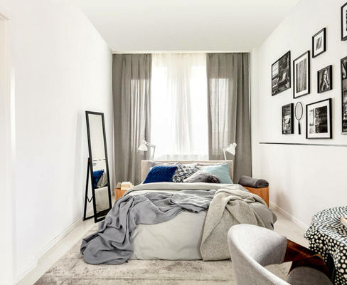 Tam Gölgeleme Rüya Gibi Perdeler Modern ve Minimalist Düz Renk