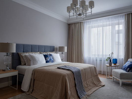 Tam Gölgeleme Rüya Gibi Perdeler Modern ve Minimalist Düz Renk